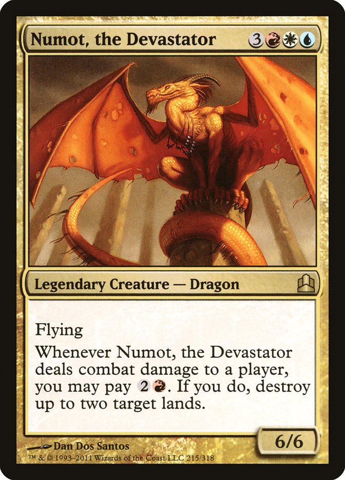 Numot, the Devastator [Commander 2011] | Kessel Run Games Inc. 