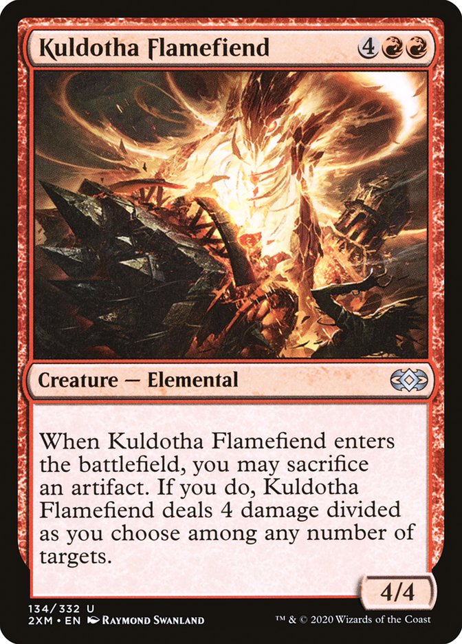 Kuldotha Flamefiend [Double Masters] | Kessel Run Games Inc. 