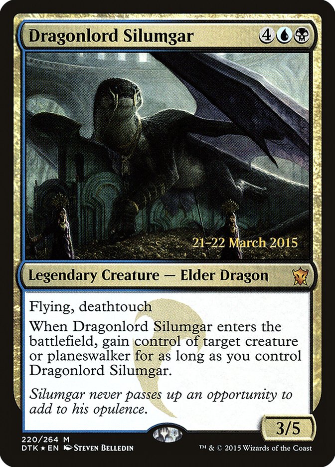 Dragonlord Silumgar [Dragons of Tarkir Prerelease Promos] | Kessel Run Games Inc. 