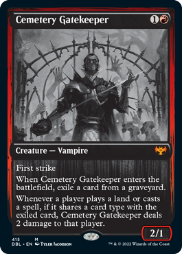 Cemetery Gatekeeper [Innistrad: Double Feature] | Kessel Run Games Inc. 