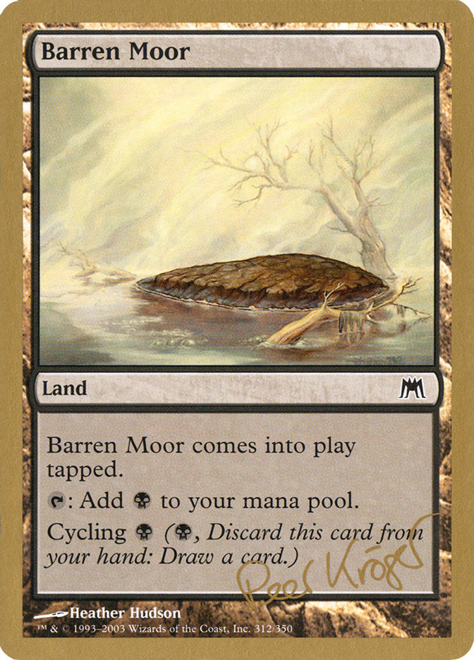 Barren Moor (Peer Kroger) [World Championship Decks 2003] | Kessel Run Games Inc. 