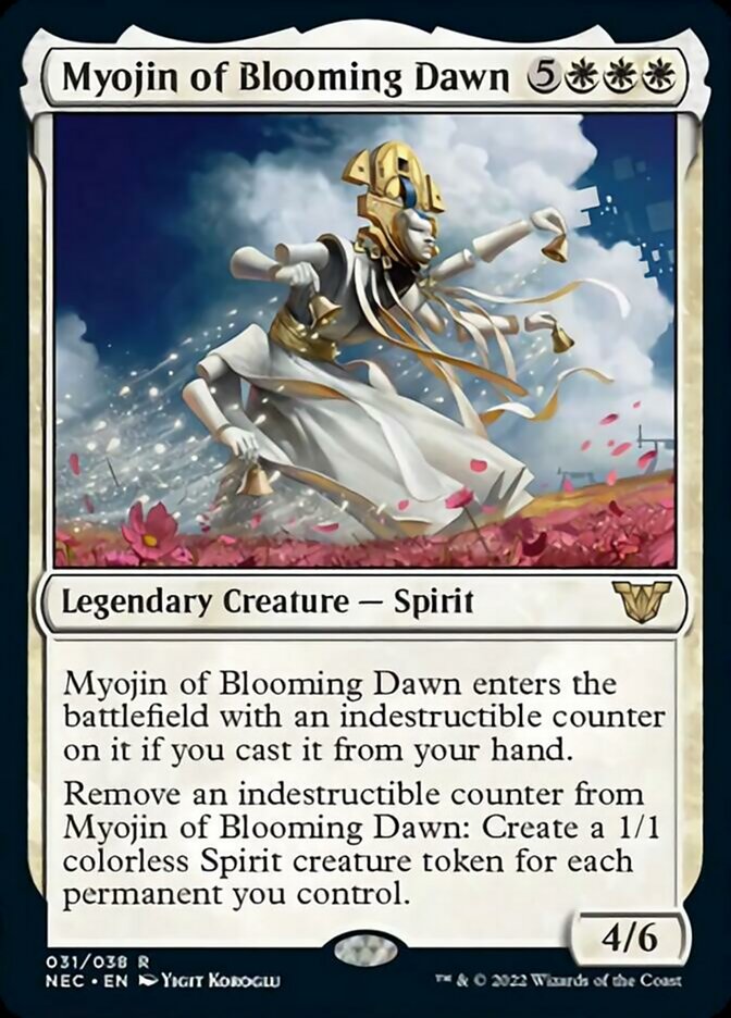 Myojin of Blooming Dawn [Kamigawa: Neon Dynasty Commander] | Kessel Run Games Inc. 