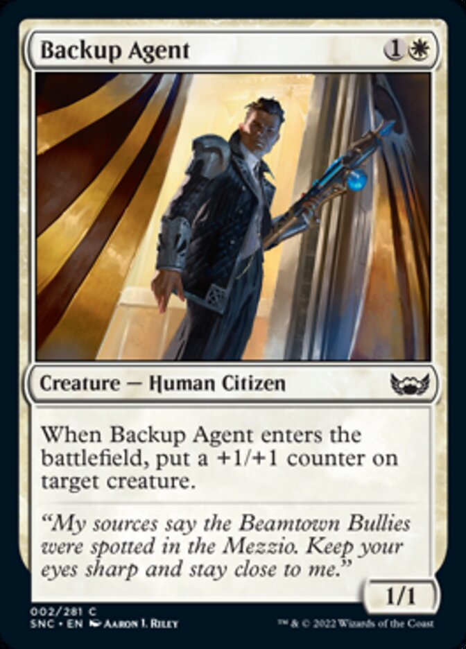 Backup Agent [Streets of New Capenna] | Kessel Run Games Inc. 