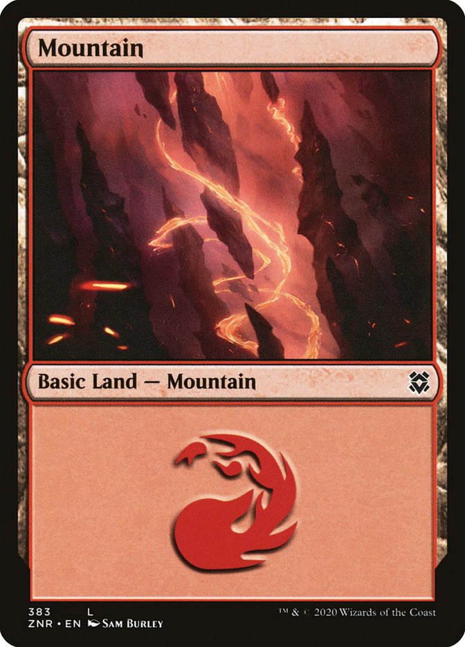 Mountain (383) [Zendikar Rising] | Kessel Run Games Inc. 