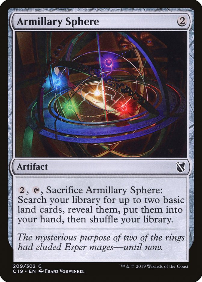 Armillary Sphere [Commander 2019] | Kessel Run Games Inc. 