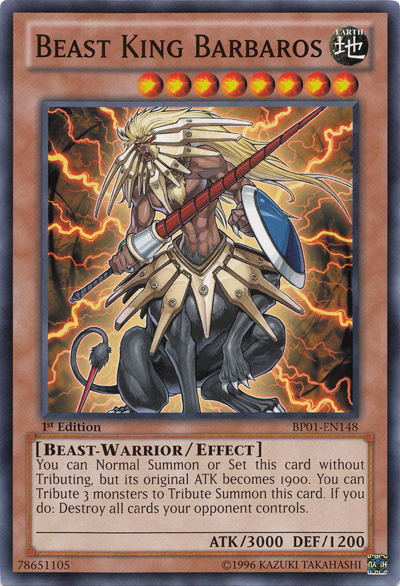 Beast King Barbaros [BP01-EN148] Common | Kessel Run Games Inc. 