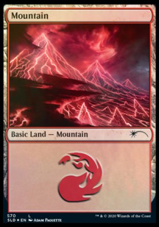 Mountain (Lightning) (570) [Secret Lair Drop Promos] | Kessel Run Games Inc. 