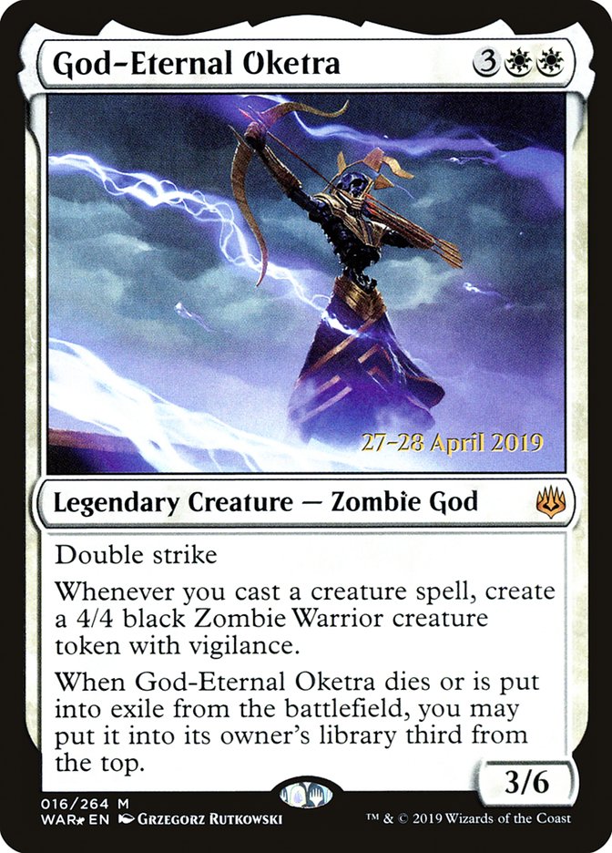 God-Eternal Oketra [War of the Spark Prerelease Promos] | Kessel Run Games Inc. 