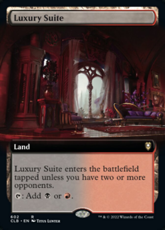 Luxury Suite (Extended Art) [Commander Legends: Battle for Baldur's Gate] | Kessel Run Games Inc. 