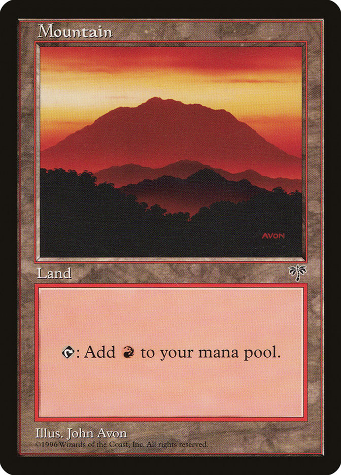 Mountain (Red Signature) [Mirage] | Kessel Run Games Inc. 