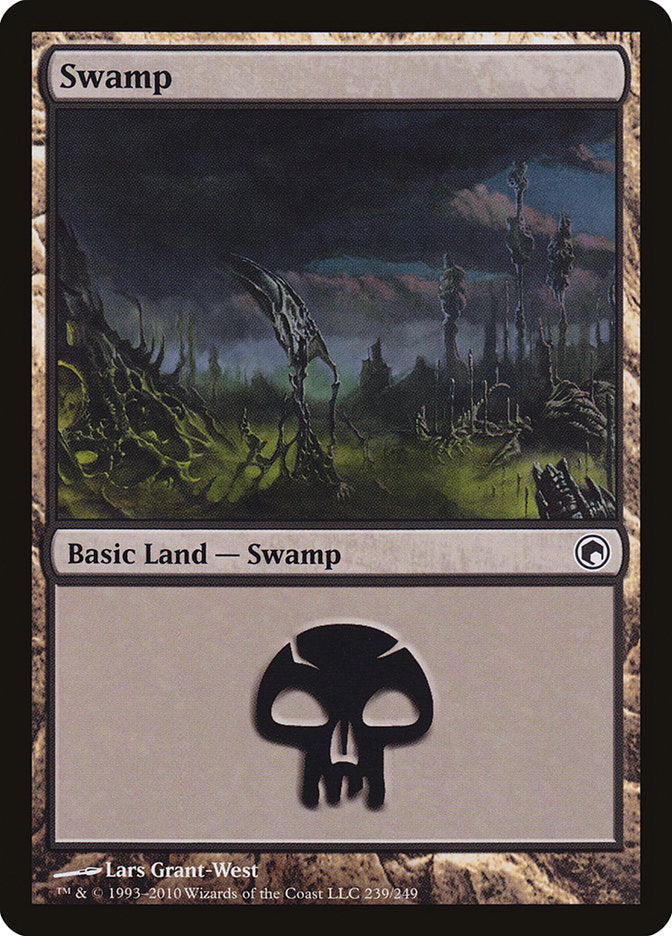 Swamp (239) [Scars of Mirrodin] | Kessel Run Games Inc. 