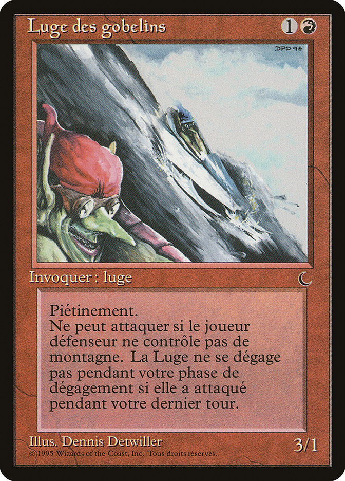 Goblin Rock Sled (French) - "Luge des gobelins" [Renaissance] | Kessel Run Games Inc. 