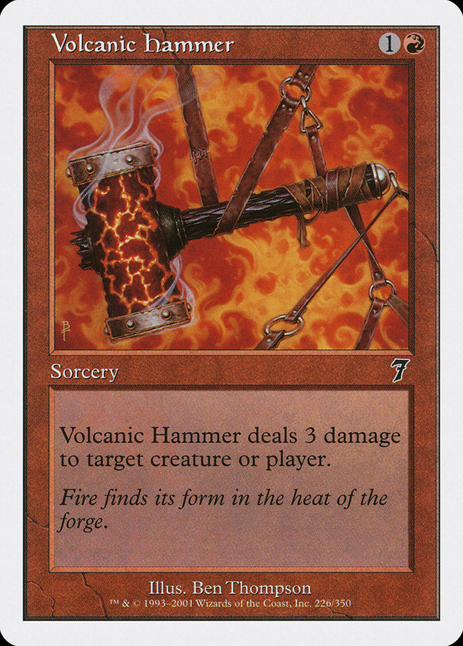 Volcanic Hammer [Seventh Edition] | Kessel Run Games Inc. 