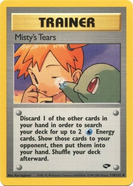 Misty's Tears (118/132) [Gym Challenge Unlimited] | Kessel Run Games Inc. 