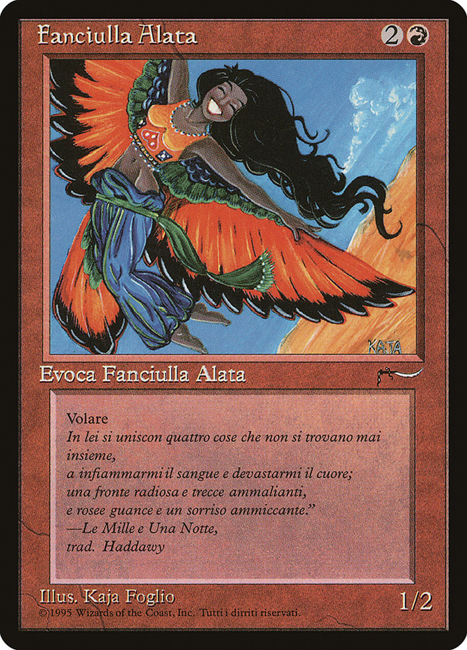 Bird Maiden (Italian) - "Fanciulla Alata" [Rinascimento] | Kessel Run Games Inc. 