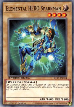 Elemental HERO Sparkman [SGX1-ENA04] Common | Kessel Run Games Inc. 