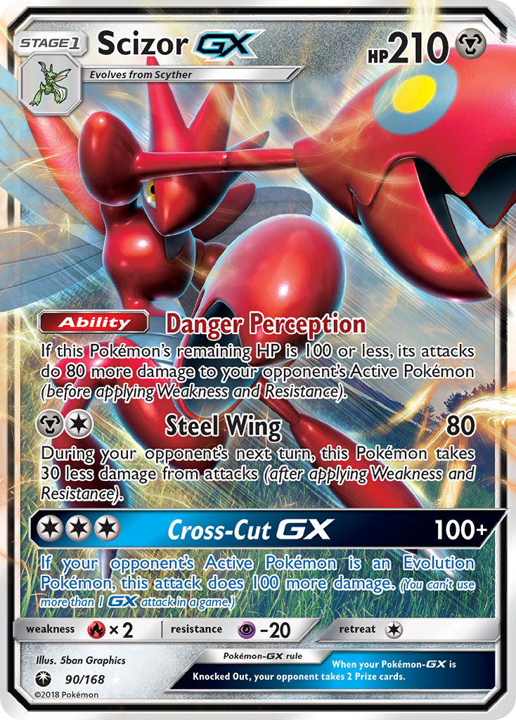 Scizor GX (90/168) [Sun & Moon: Celestial Storm] | Kessel Run Games Inc. 