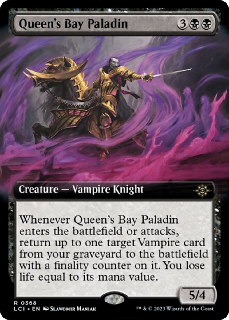 Queen's Bay Paladin (Extended Art) [The Lost Caverns of Ixalan] | Kessel Run Games Inc. 