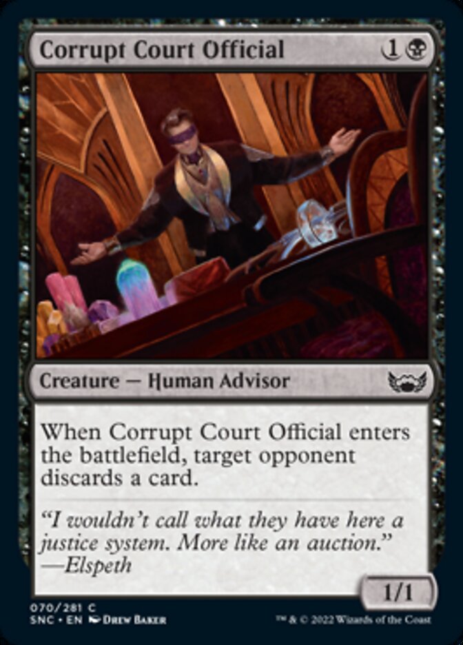 Corrupt Court Official [Streets of New Capenna] | Kessel Run Games Inc. 