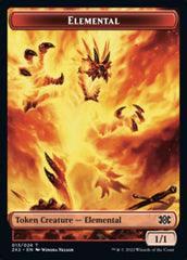 Elemental // Soldier Double-Sided Token [Double Masters 2022 Tokens] | Kessel Run Games Inc. 