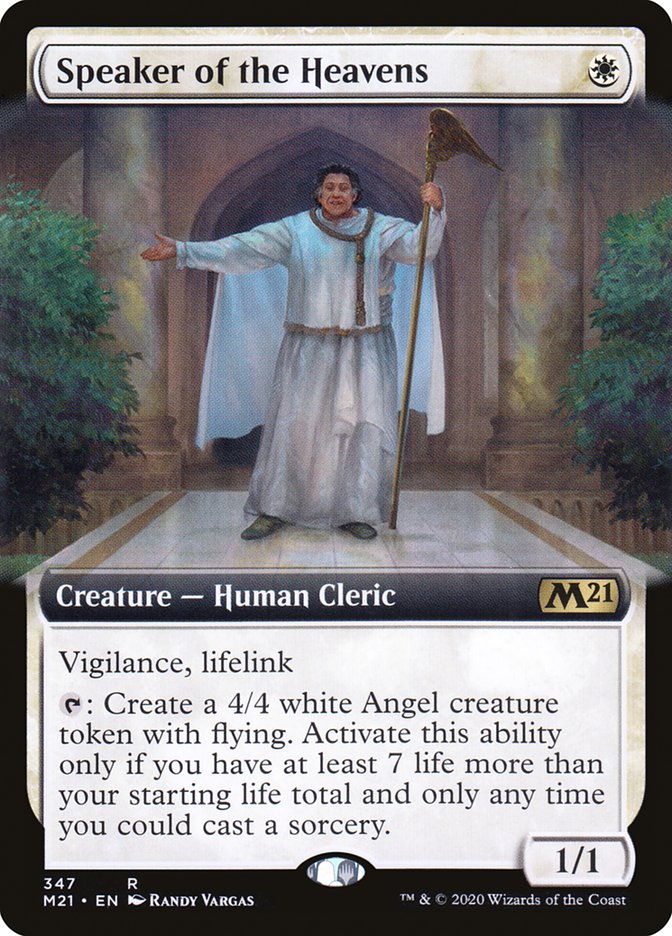 Speaker of the Heavens (Extended Art) [Core Set 2021] | Kessel Run Games Inc. 