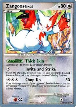 Zangoose LV.29 (66/127) (Queengar - Jason Martinez) [World Championships 2009] | Kessel Run Games Inc. 