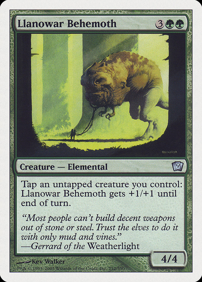 Llanowar Behemoth [Ninth Edition] | Kessel Run Games Inc. 