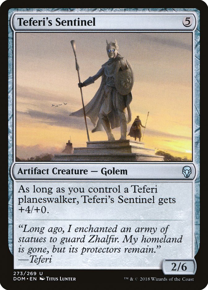 Teferi's Sentinel [Dominaria] | Kessel Run Games Inc. 