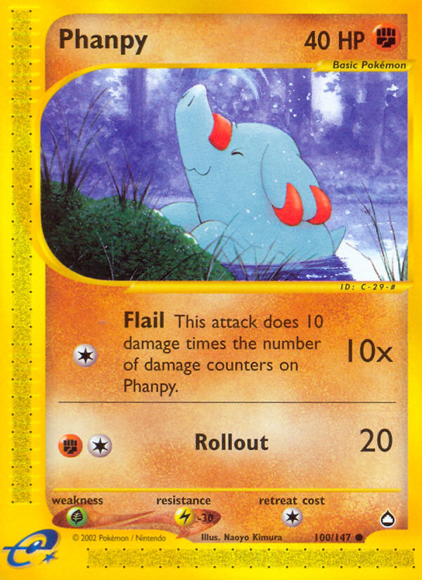 Phanpy (100/147) [Aquapolis] | Kessel Run Games Inc. 