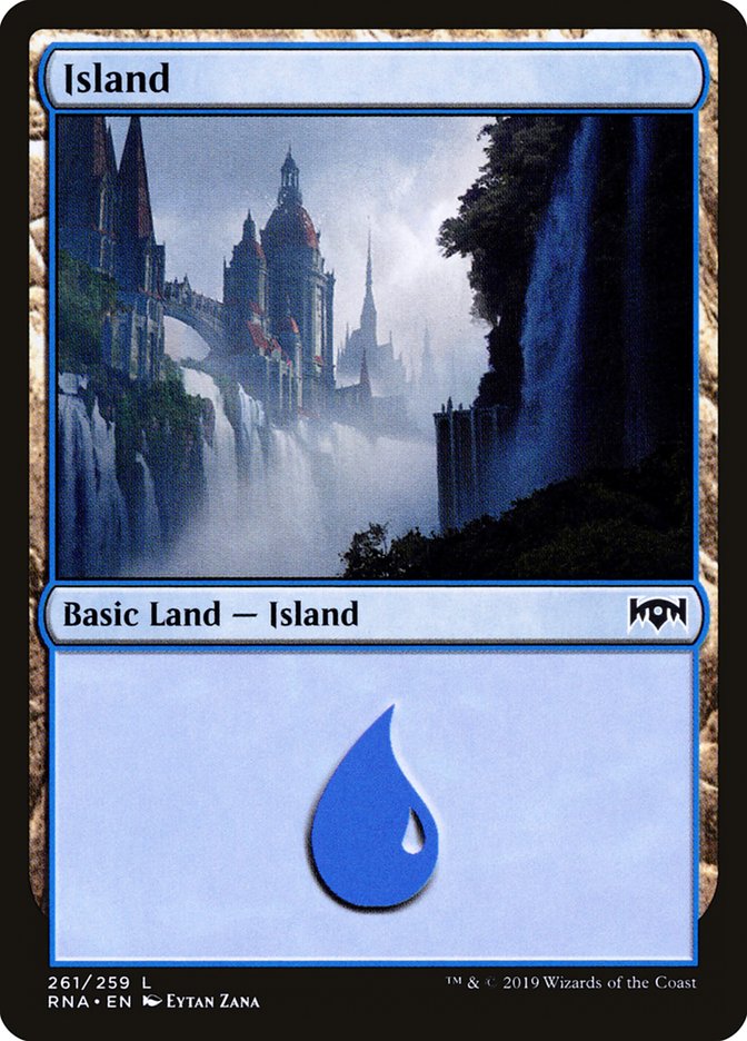 Island (261) [Ravnica Allegiance] | Kessel Run Games Inc. 