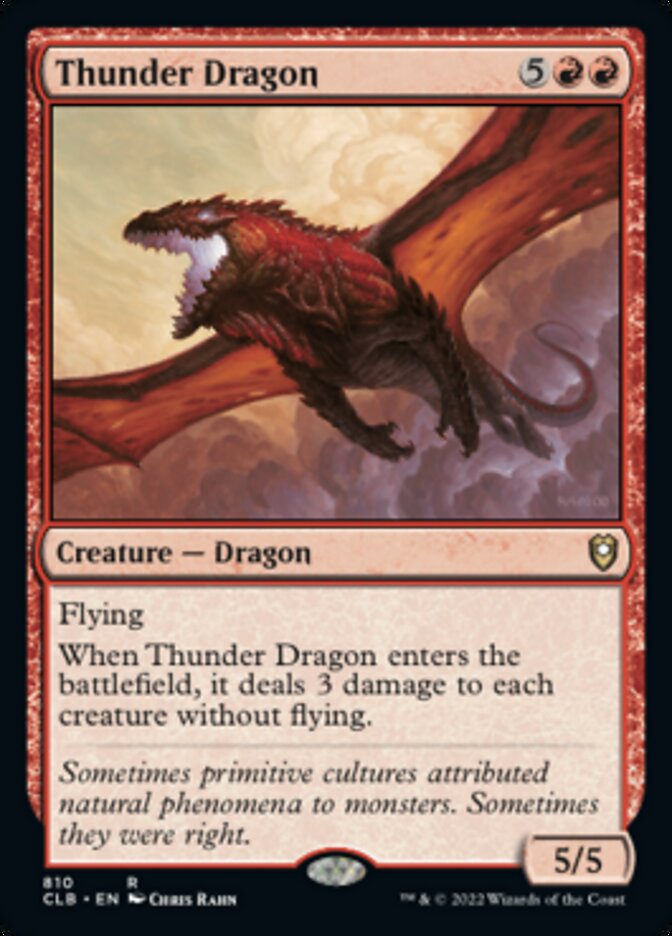 Thunder Dragon [Commander Legends: Battle for Baldur's Gate] | Kessel Run Games Inc. 