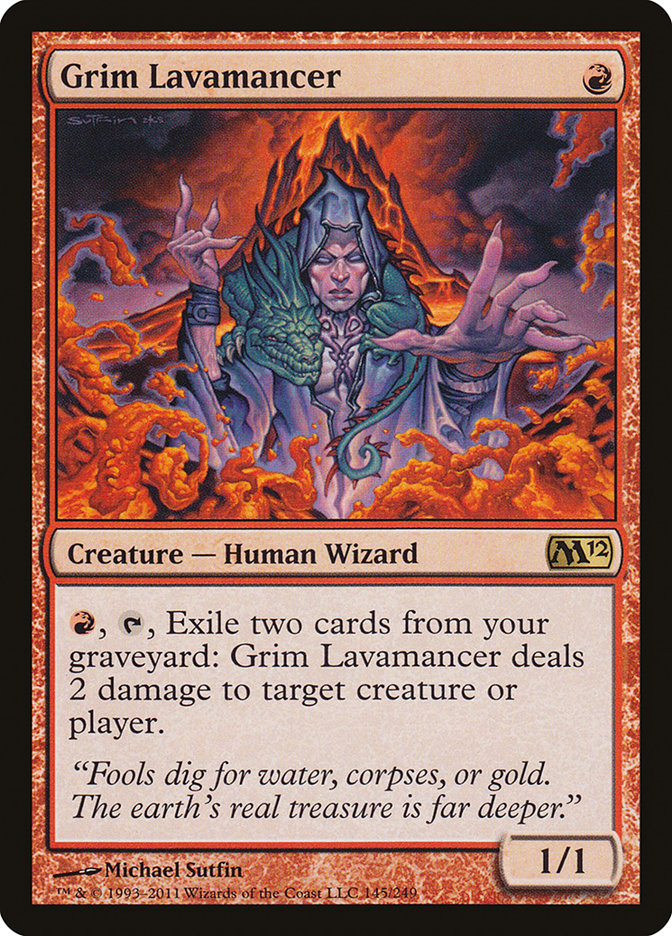 Grim Lavamancer [Magic 2012] | Kessel Run Games Inc. 