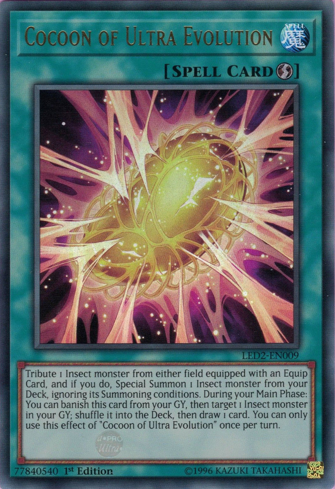 Cocoon of Ultra Evolution [LED2-EN009] Ultra Rare | Kessel Run Games Inc. 