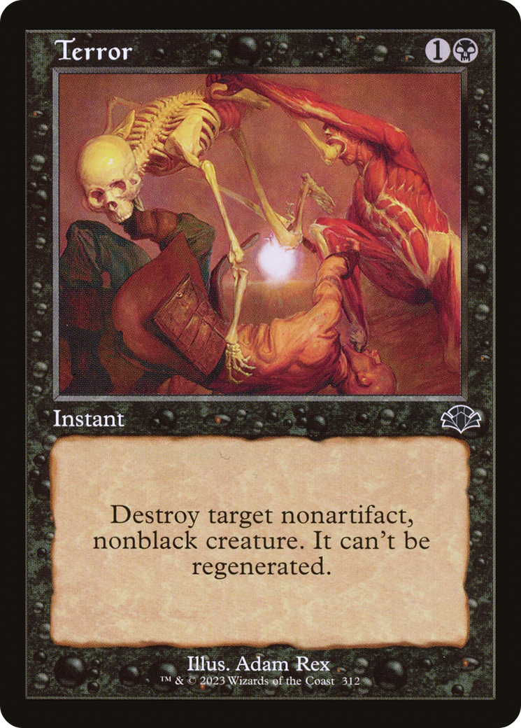 Terror (Retro) [Dominaria Remastered] | Kessel Run Games Inc. 