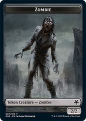 Zombie // Human Soldier Double-Sided Token [Game Night: Free-for-All Tokens] | Kessel Run Games Inc. 