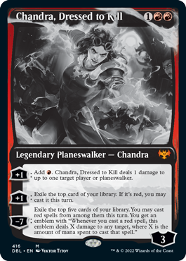 Chandra, Dressed to Kill [Innistrad: Double Feature] | Kessel Run Games Inc. 
