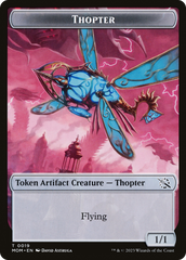 Thopter // Spirit (14) Double-Sided Token [March of the Machine Tokens] | Kessel Run Games Inc. 