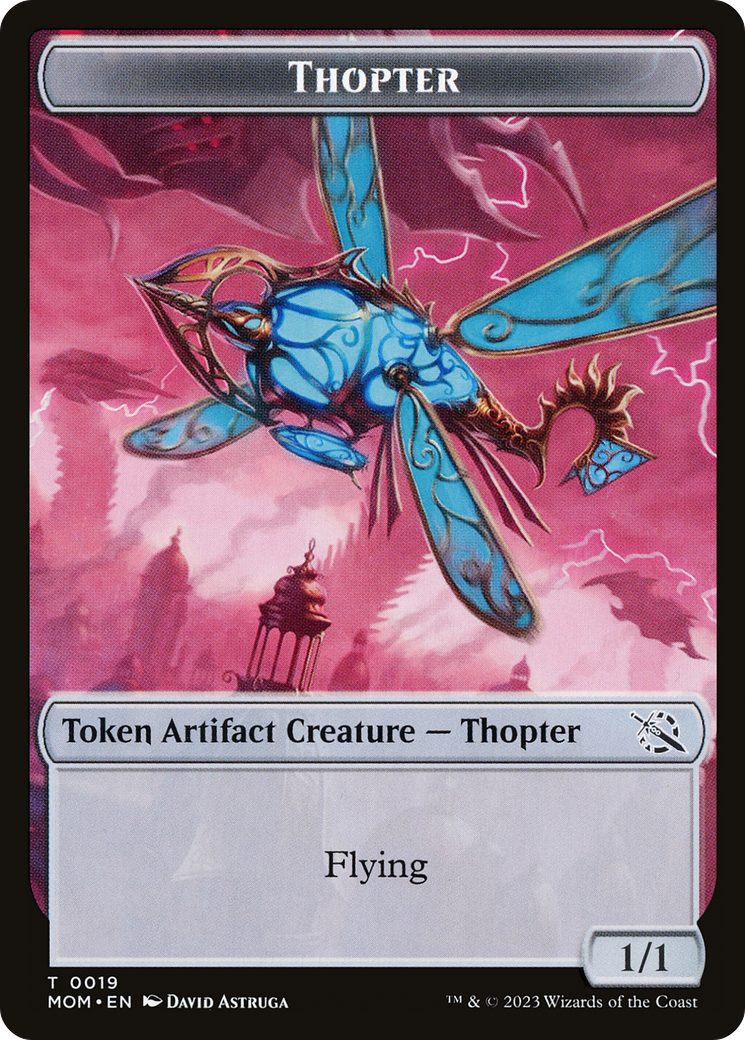 Soldier // Thopter Double-Sided Token [March of the Machine Tokens] | Kessel Run Games Inc. 