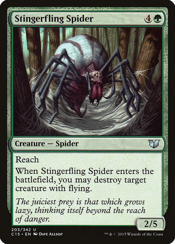 Stingerfling Spider [Commander 2015] | Kessel Run Games Inc. 