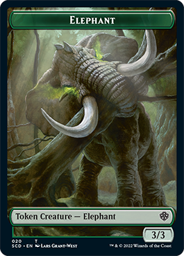 Elephant // Thopter Double-Sided Token [Starter Commander Decks] | Kessel Run Games Inc. 