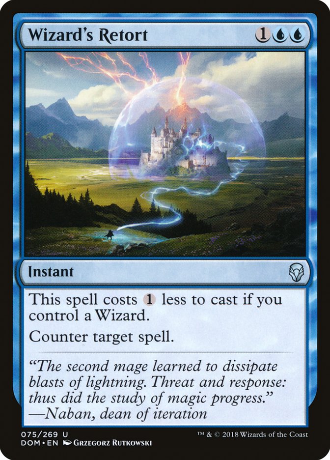 Wizard's Retort [Dominaria] | Kessel Run Games Inc. 