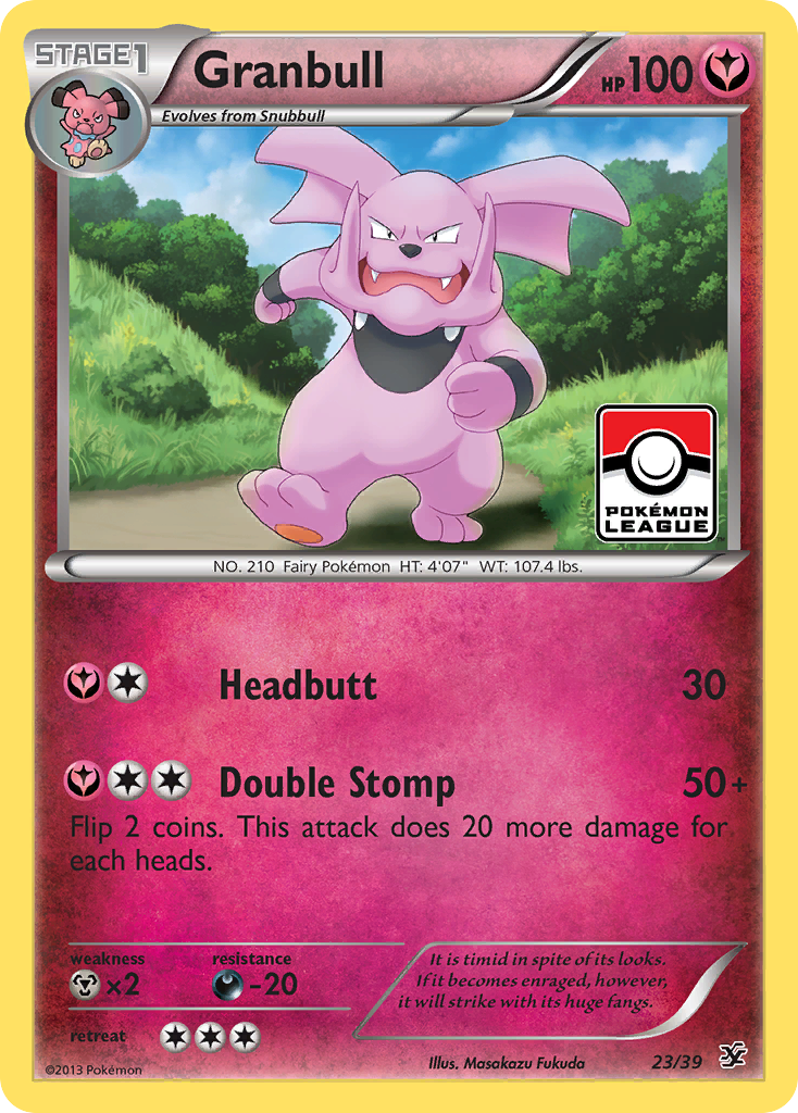 Granbull (23/39) [XY: Kalos Starter Set] | Kessel Run Games Inc. 