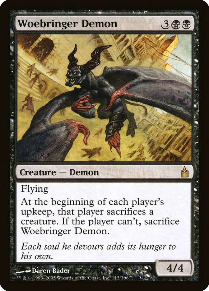 Woebringer Demon [Ravnica: City of Guilds] | Kessel Run Games Inc. 