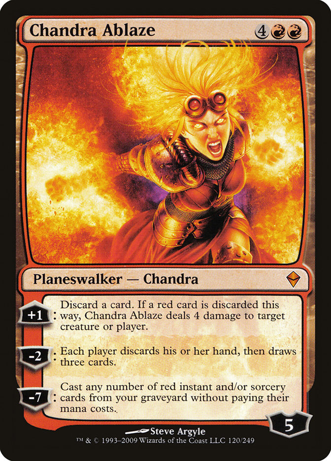 Chandra Ablaze [Zendikar] | Kessel Run Games Inc. 
