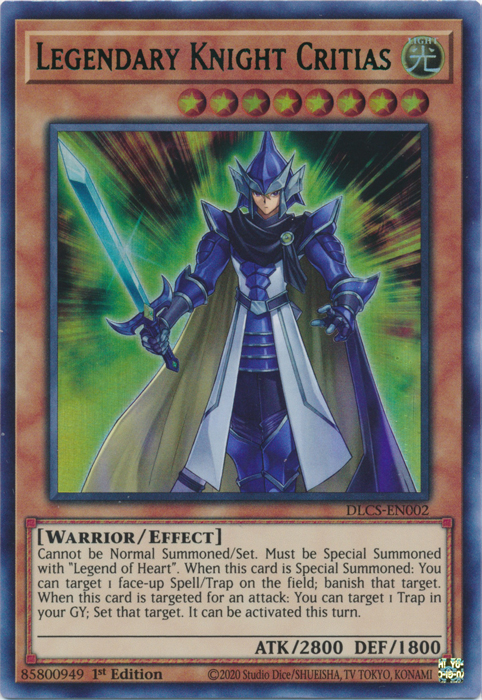 Legendary Knight Critias (Green) [DLCS-EN002] Ultra Rare | Kessel Run Games Inc. 