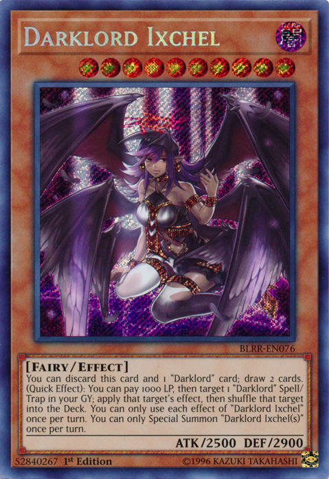 Darklord Ixchel [BLRR-EN076] Secret Rare | Kessel Run Games Inc. 