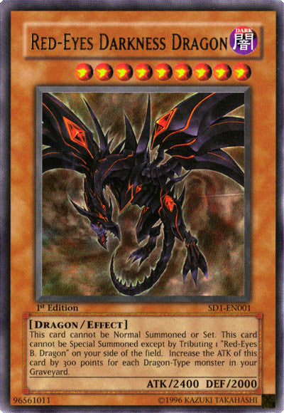 Red-Eyes Darkness Dragon [SD1-EN001] Ultra Rare | Kessel Run Games Inc. 