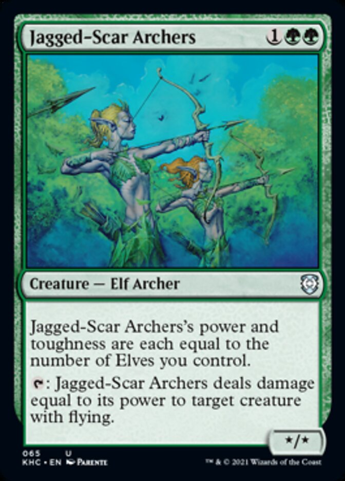 Jagged-Scar Archers [Kaldheim Commander] | Kessel Run Games Inc. 