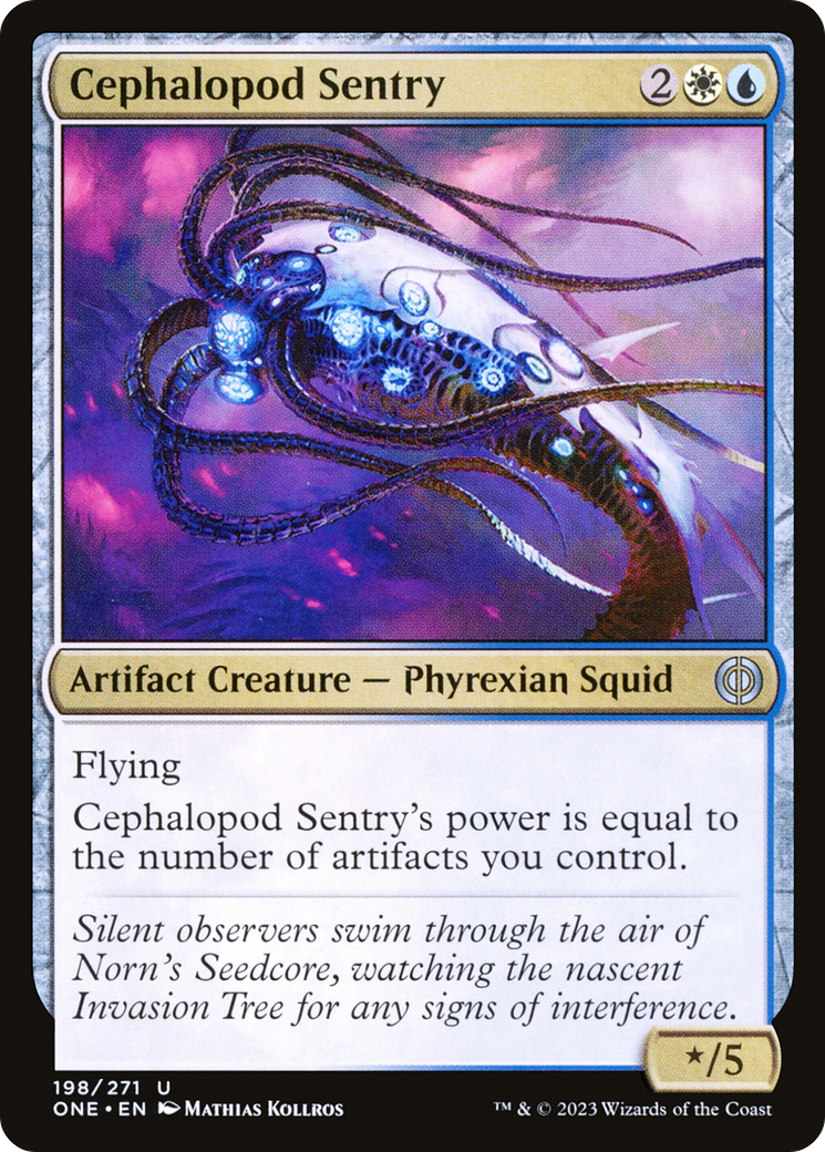 Cephalopod Sentry [Phyrexia: All Will Be One] | Kessel Run Games Inc. 