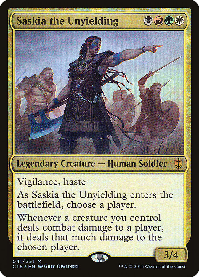 Saskia the Unyielding [Commander 2016] | Kessel Run Games Inc. 